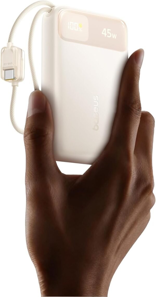 Baseus พาวเวอร์แบงก์และอุปกรณ์ชาร์จ 20000mAh 45W USB-C 17 16