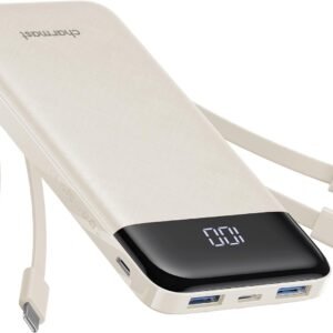 charmast พาวเวอร์แบงก์และอุปกรณ์ชาร์จ 10000mAh 4 6 3A