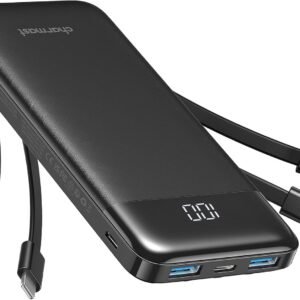 charmast พาวเวอร์แบงก์และอุปกรณ์ชาร์จ 4 10000mAh 6 3 3A