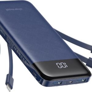 charmast พาวเวอร์แบงก์และอุปกรณ์ชาร์จ 4 10000mAh 6 3 3A