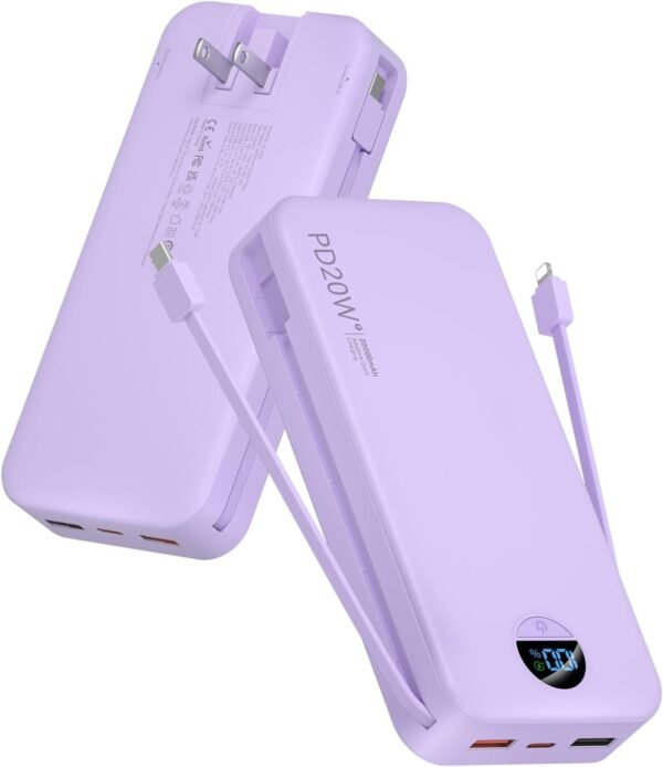 citicr พาวเวอร์แบงก์และอุปกรณ์ชาร์จ 20000mAh PD20W 5
