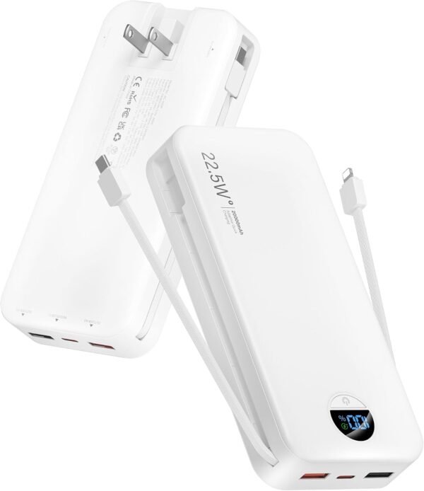 citicr พาวเวอร์แบงก์และอุปกรณ์ชาร์จ 20000mAh PD20W 5