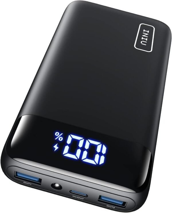 INIU พาวเวอร์แบงก์และอุปกรณ์ชาร์จ 20000mAh 22.5W USB-C 17 16 15