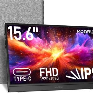 KOORUI จอภาพและดิสเพลย์ 15.6 USB-C HDMI