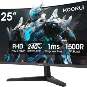 KOORUI จอภาพและดิสเพลย์ 25 240Hz 90
