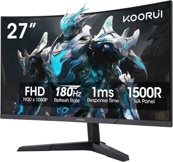 KOORUI จอภาพและดิสเพลย์ 27 180Hz 99 1.2 215 1