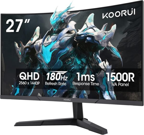 KOORUI จอภาพและดิสเพลย์ 27 QHD 2560 1440 180Hz 90