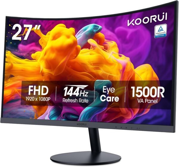 KOORUI จอภาพและดิสเพลย์ 27 144Hz HDMI