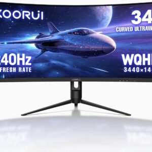 KOORUI จอภาพและดิสเพลย์ 34 8243 240Hz 3440 1440 98