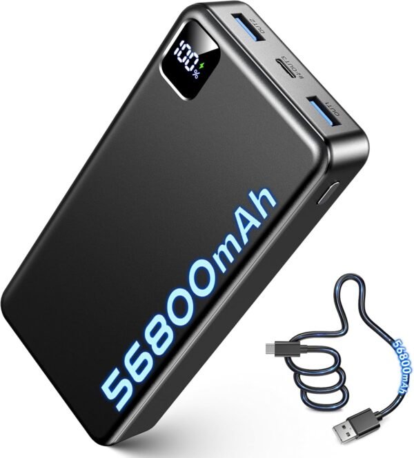 MaiVoz พาวเวอร์แบงก์และอุปกรณ์ชาร์จ 56800mAh 22.5W 17 16 15 14