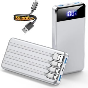SABANI พาวเวอร์แบงก์และอุปกรณ์ชาร์จ 35000mAh 4 22.5W