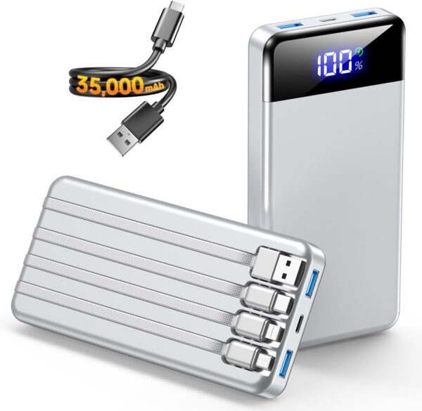 SABANI พาวเวอร์แบงก์และอุปกรณ์ชาร์จ 35000mAh 4 22.5W