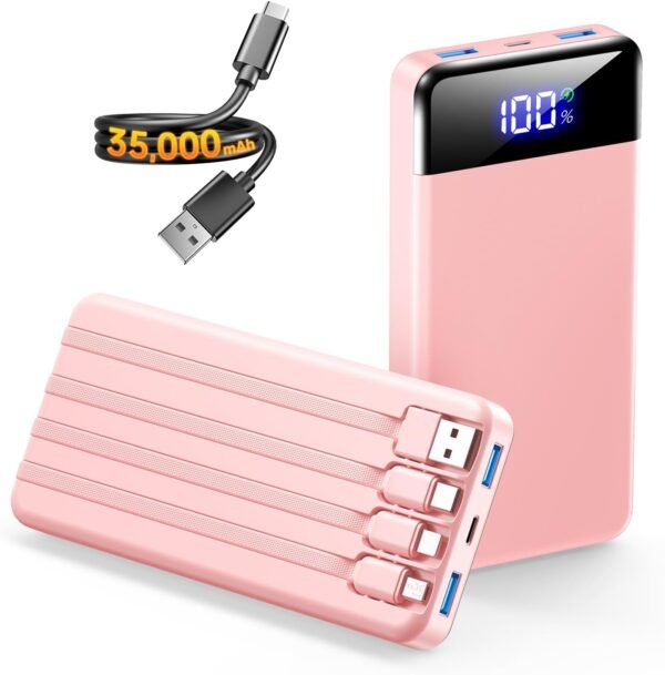 SABANI พาวเวอร์แบงก์และอุปกรณ์ชาร์จ 35000mAh 4 22.5W