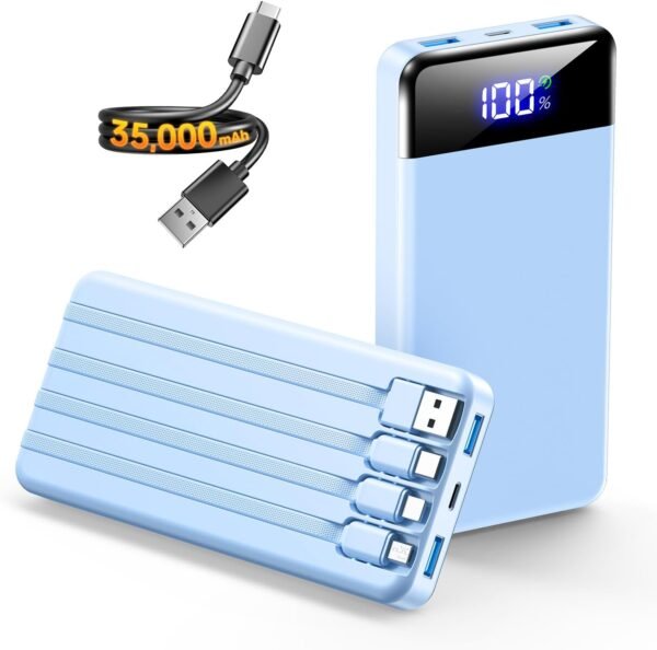 SABANI พาวเวอร์แบงก์และอุปกรณ์ชาร์จ 35000mAh 4 22.5W